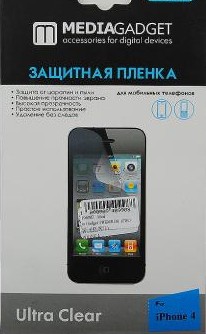 Защитная пленка для Apple iPhone 4S Media Gadget Brilliant Shine (RTL)