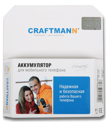 Аккумулятор для Sony Ericsson Vivaz Craftmann
