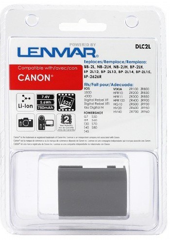 ����������� ��� Canon ZR930 Lenmar DLC2L
