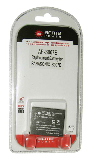 ����������� ��� Panasonic DMC-TZ1 AcmePower AP S007E