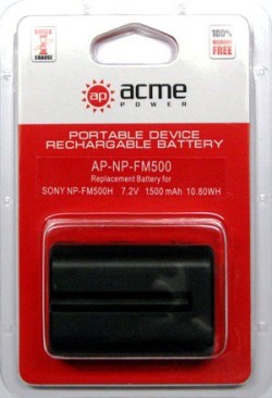 ����������� ��� Sony Alpha DSLR-A700 AcmePower AP NP-FM500