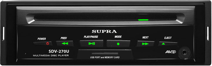 SUPRA SDV-270U - Автомагнитолы SUPRA " Городской портал Сочи