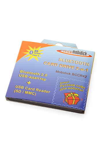 Bluetooth usb ������� Mobidick BCCR42 (�� 25 ������) + CardReader USB 2.0