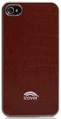 ����� ��� Apple iPhone 4 iCover Combi Crocodile Case IP4-CC-S/BW