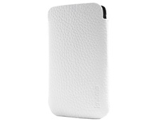 Чехол для Apple iPhone 3GS Knomo Slim White кожаный