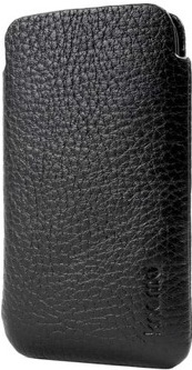 Чехол для Apple iPhone 3GS Knomo Slim Black кожаный