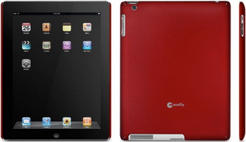 ����� ��� Apple iPad 2 Macally Clear Snap-On Red �����������