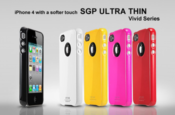 ����� ��� Apple iPhone 4 SGP Ultra Thin Vivid Series