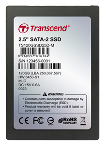Transcend SSD 120GB TS120GSSD25D-M