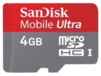SanDisk MicroSDHC 4GB Mobile Ultra 200X