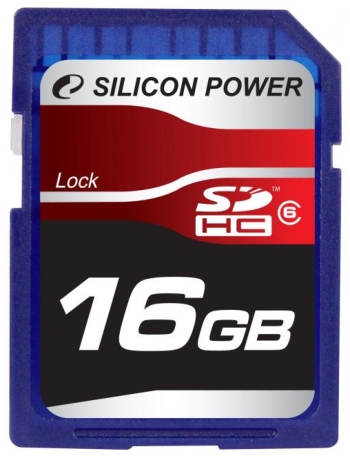 Silicon Power SD SDHC 16GB Class 6