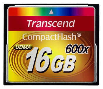 Transcend Compact Flash CF 16GB 600X