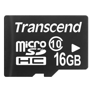 Transcend MicroSDHC 16GB Class 10