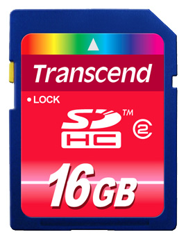 Transcend SD SDHC 16GB class 2
