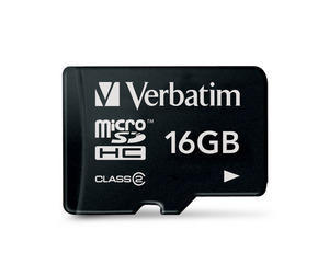 Verbatim MicroSDHC 16GB Class 2
