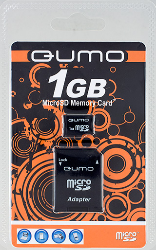 Qumo MicroSD 1GB