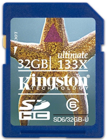 Kingston SD SDHC 32GB Class 6