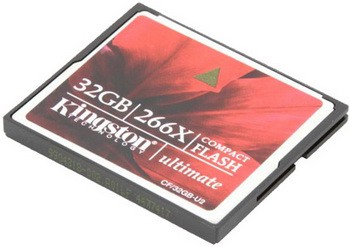 Kingston Compact Flash CF 32GB 266x