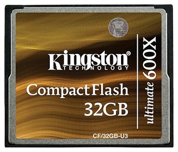 Kingston Compact Flash CF 32GB 600x
