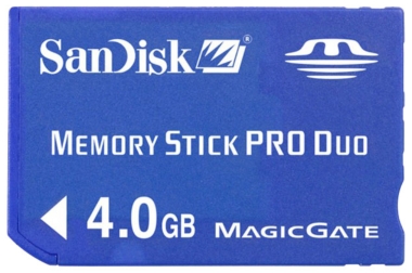 SanDisk Memory Stick PRO DUO 4GB