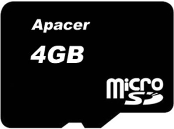 Apacer MicroSD 4GB Class 6