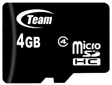 Qumo MicroSDHC 4GB Class 4