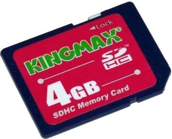 Kingmax SD SDHC 4GB Class 2
