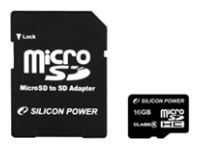 Silicon Power MicroSDHC 16GB Class 4