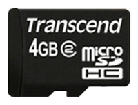 я Карта памяти MicroSDHC 8 Gb Transcend class 2.