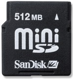SanDisk MiniSD 512MB