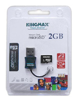 Kingmax MicroSD 2GB + USB Reader