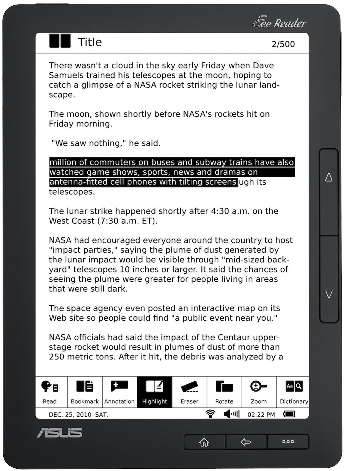 Asus Eee Reader DR-900