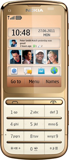 Nokia C3-01 Gold Edition