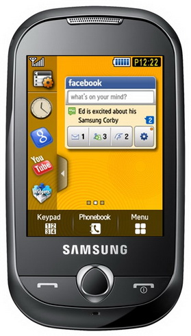 Мобильный телефон Samsung S3650 Corby