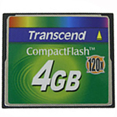 Transcend Compact Flash CF 4GB 120x