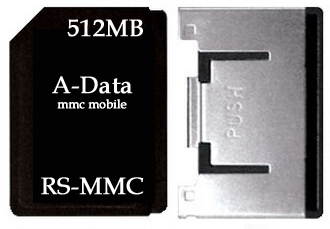 A-Data RS-MMC 512MB 60X DV
