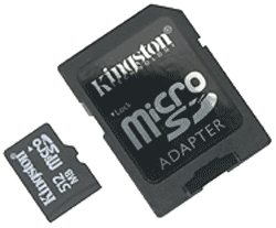 Kingston MicroSD 512MB