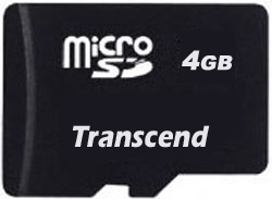 Transcend MicroSDHC 4GB Class 6