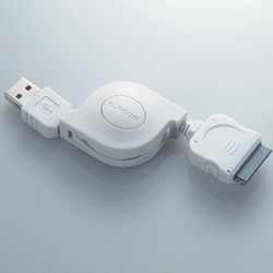 USB ����-������ ��� Apple iPod nano Elecom IRL15WH