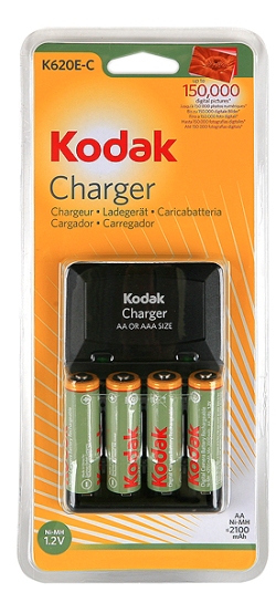 Зарядное устройство Kodak K620 для аккумуляторных батарей АА и ААА + 4 АКБ