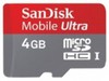 SanDisk MicroSDHC 4GB Mobile Ultra 200X