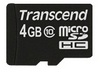 Transcend MicroSDHC 4GB Class 10 TS4GUSDC10