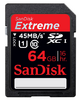 SanDisk SD SDHC 64GB Class 10 Extreme HD Video