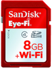 SanDisk SD SDHC 8GB Class 4 Eye-Fi + Wi-Fi