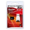 Silicon Power Memory Stick Micro M2 8GB + USB Reader