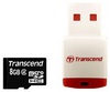 Transcend MicroSDHC 8GB Class 2 + USB Reader