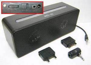 Фото портативной акустической системы MD-601 с USB/SD