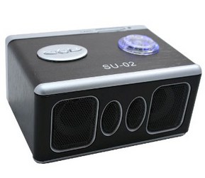 Фото портативной акустической системы SU-02 с USB/SD
