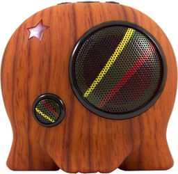 Фото портативной акустической системы Boombotix BB2 Rasta WoodGrain