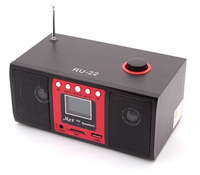 Фото портативной акустической системы RU-22 с USB/SD